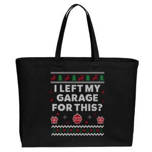 Mechanic Ugly Christmas Funny Garage Car Xmas Cotton Canvas Jumbo Tote