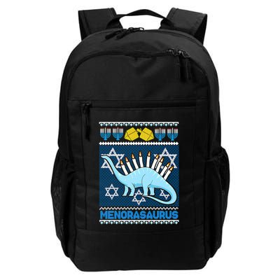 Menorasaurus Ugly Christmas Backpack