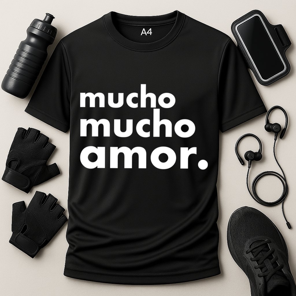 Mucho Mucho Amor Funny Meme Cooling Performance Crew T-Shirt