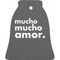 Mucho Mucho Amor Funny Meme Ceramic Bell Ornament