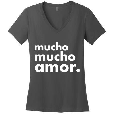 Mucho Mucho Amor Funny Meme Women's V-Neck T-Shirt
