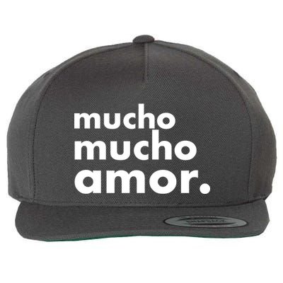 Mucho Mucho Amor Funny Meme Wool Snapback Cap