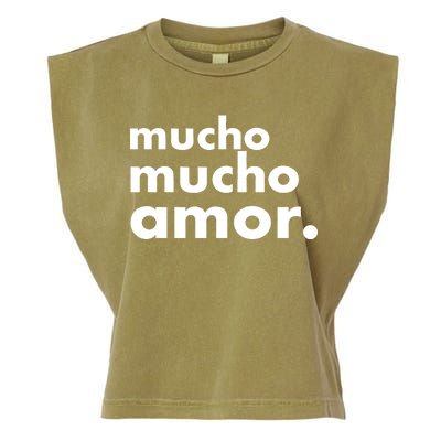 Mucho Mucho Amor Funny Meme Garment-Dyed Women's Muscle Tee