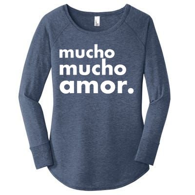 Mucho Mucho Amor Funny Meme Women's Perfect Tri Tunic Long Sleeve Shirt