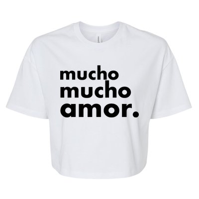 Mucho Mucho Amor Funny Meme Bella+Canvas Jersey Crop Tee