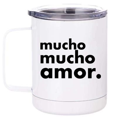 Mucho Mucho Amor Funny Meme 12 oz Stainless Steel Tumbler Cup