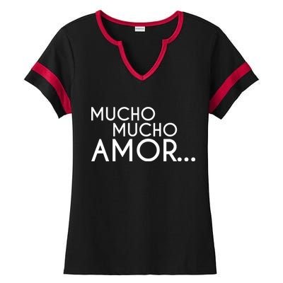 Mucho Mucho Amor The Legend of Walter Mercado Ladies Halftime Notch Neck Tee