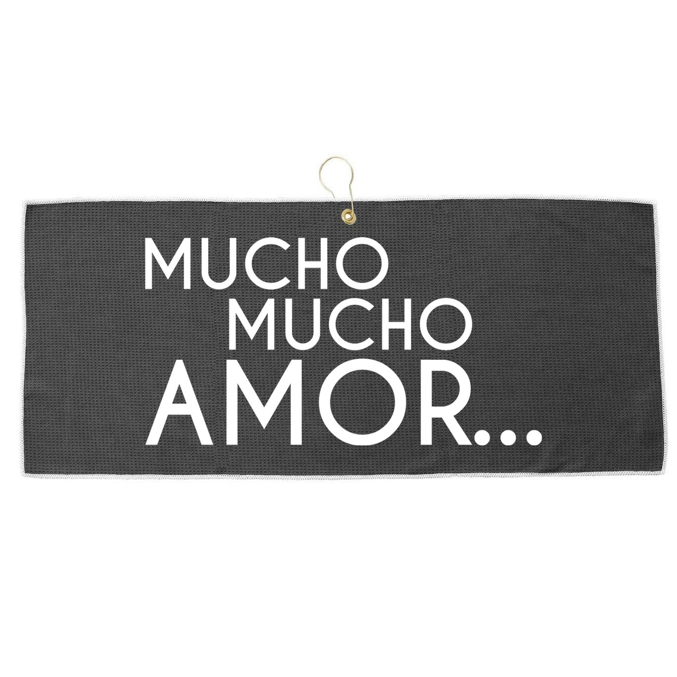 Mucho Mucho Amor The Legend of Walter Mercado Large Microfiber Waffle Golf Towel