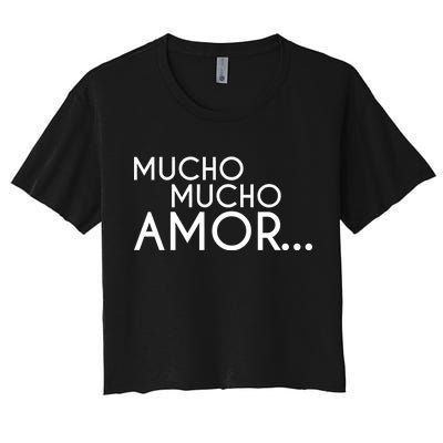 Mucho Mucho Amor The Legend of Walter Mercado Women's Crop Top Tee