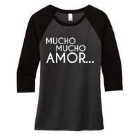 Mucho Mucho Amor The Legend of Walter Mercado Women's Tri-Blend 3/4-Sleeve Raglan Shirt