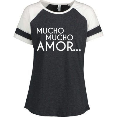 Mucho Mucho Amor The Legend of Walter Mercado Enza Ladies Jersey Colorblock Tee