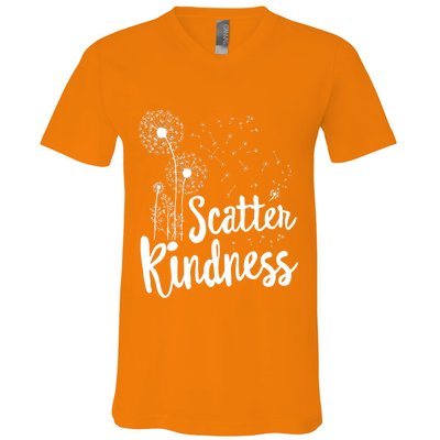 Matching Unity Day Orange Teacher Kindness Be Kind V-Neck T-Shirt