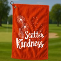 Matching Unity Day Orange Teacher Kindness Be Kind Golf Towel