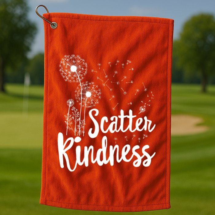 Matching Unity Day Orange Teacher Kindness Be Kind Golf Towel