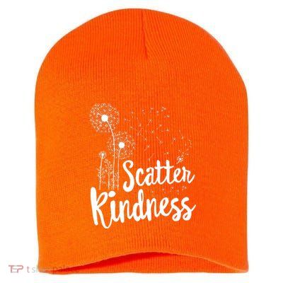 Matching Unity Day Orange Teacher Kindness Be Kind Short Acrylic Beanie