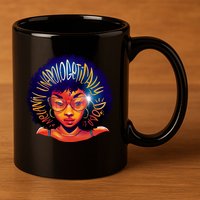 Melanin Unapologetically Dope 11oz C Handle Ceramic Mug