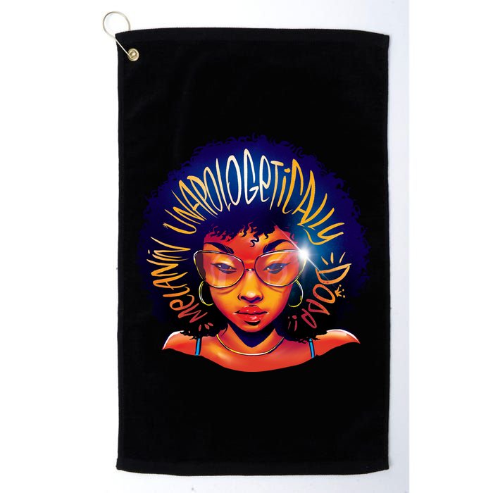 Melanin Unapologetically Dope Golf Towel