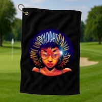 Melanin Unapologetically Dope Golf Towel