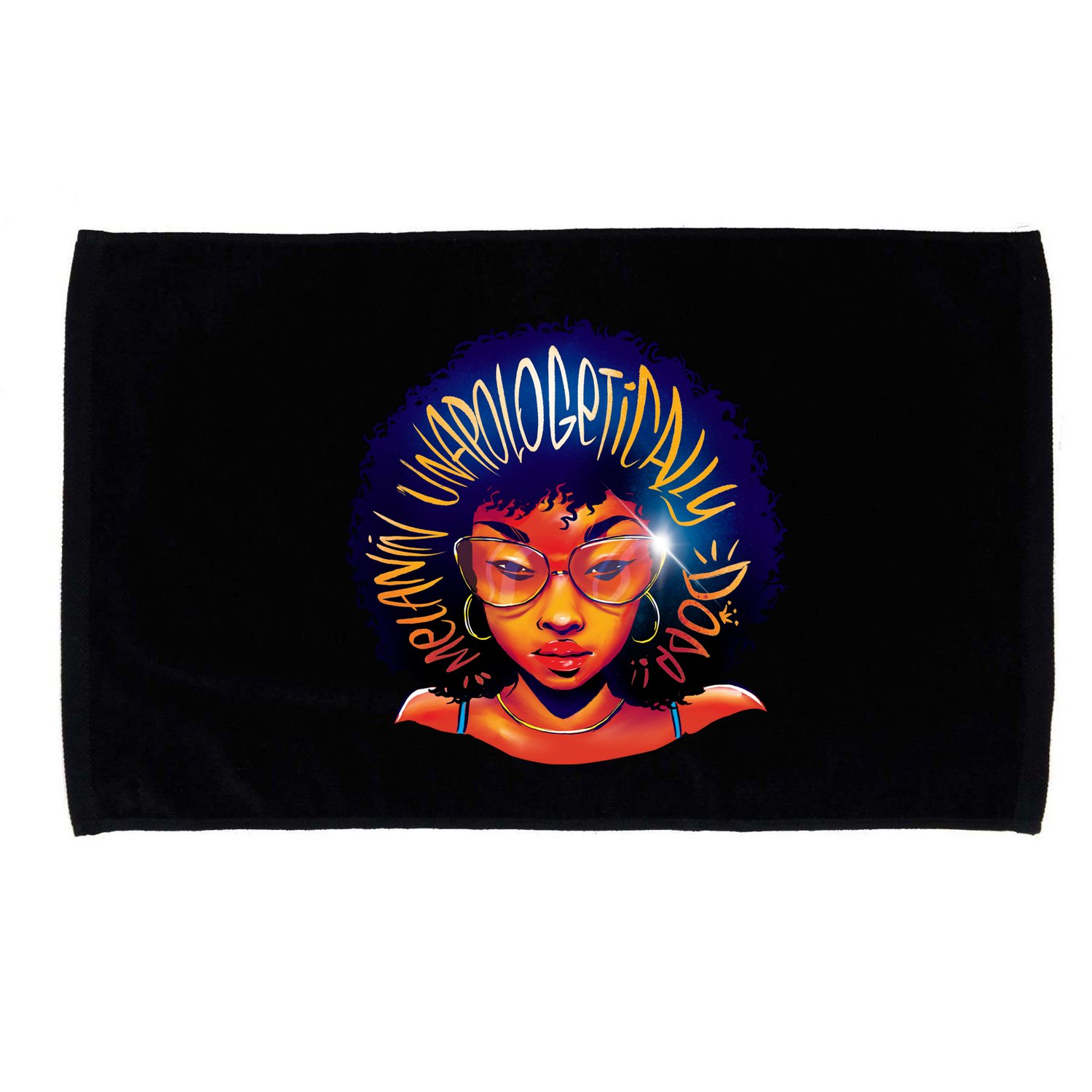 Melanin Unapologetically Dope Microfiber Hand Towel