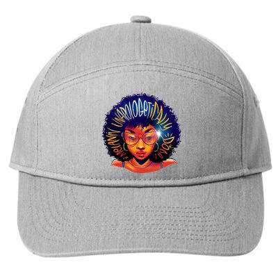 Melanin Unapologetically Dope 7-Panel Snapback Hat