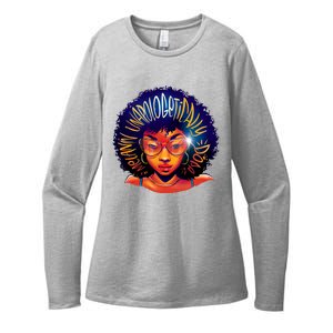 Melanin Unapologetically Dope Womens CVC Long Sleeve Shirt