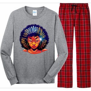 Melanin Unapologetically Dope Long Sleeve Pajama Set