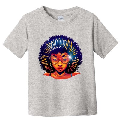 Melanin Unapologetically Dope Toddler T-Shirt