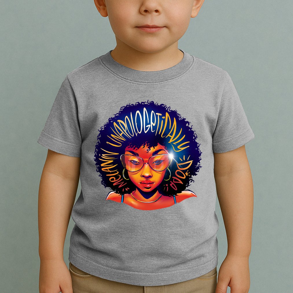 Melanin Unapologetically Dope Toddler T-Shirt