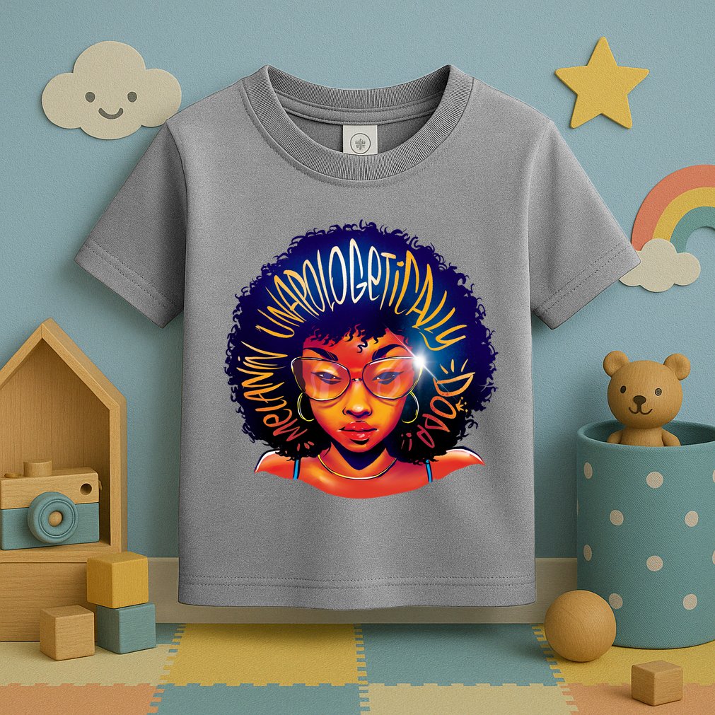 Melanin Unapologetically Dope Toddler T-Shirt