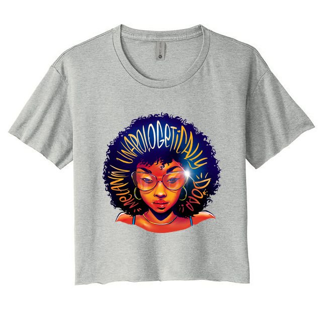 Melanin Unapologetically Dope Crop Top