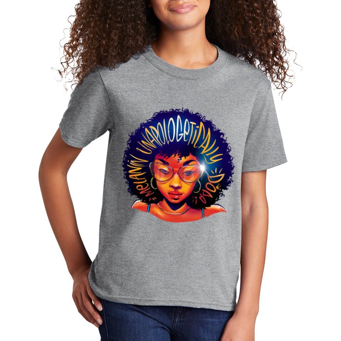 Melanin Unapologetically Dope Kids T-Shirt