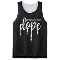 Melanin Unapologetically Dope Black Girl Christmas Gift Mesh Reversible Basketball Jersey Tank