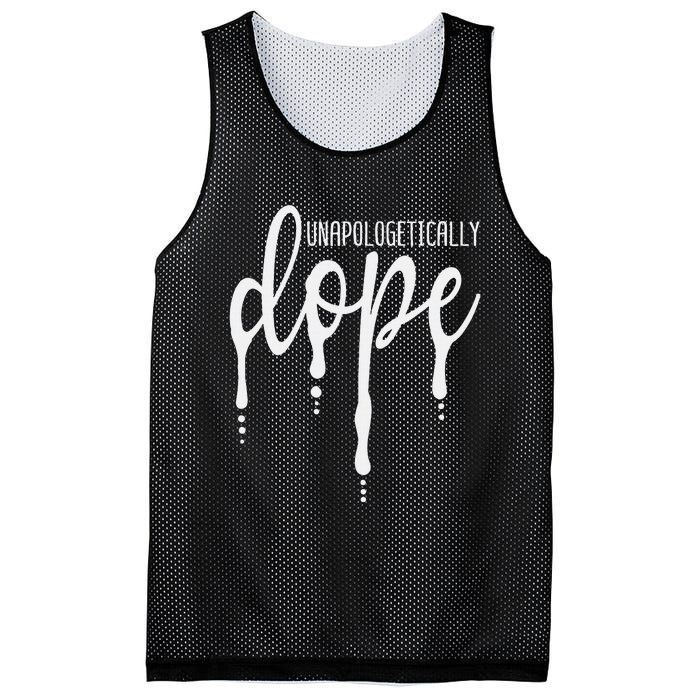 Melanin Unapologetically Dope Black Girl Christmas Gift Mesh Reversible Basketball Jersey Tank