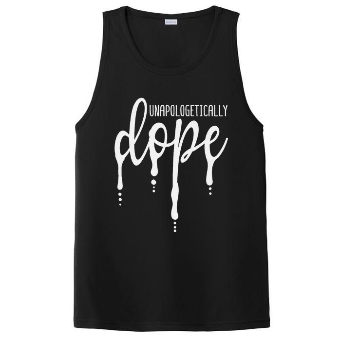 Melanin Unapologetically Dope Black Girl Christmas Gift PosiCharge Competitor Tank