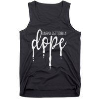 Melanin Unapologetically Dope Black Girl Christmas Gift Tank Top