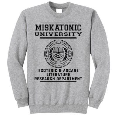 Miskatonic University Esoteric Literature Department Tall Sweatshirt