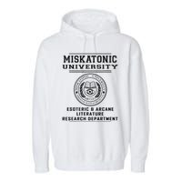 Miskatonic University Esoteric Literature Department Garment-Dyed Fleece Hoodie