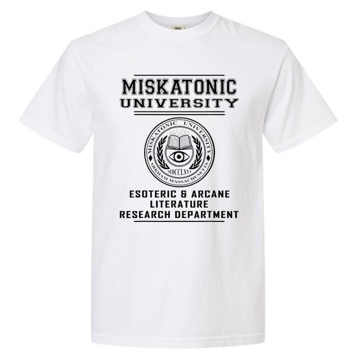 Miskatonic University Esoteric Literature Department Garment-Dyed Heavyweight T-Shirt