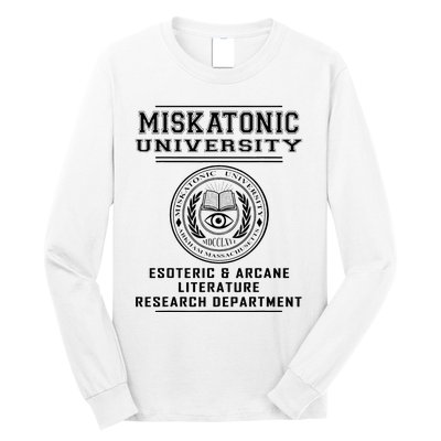 Miskatonic University Esoteric Literature Department Long Sleeve Shirt