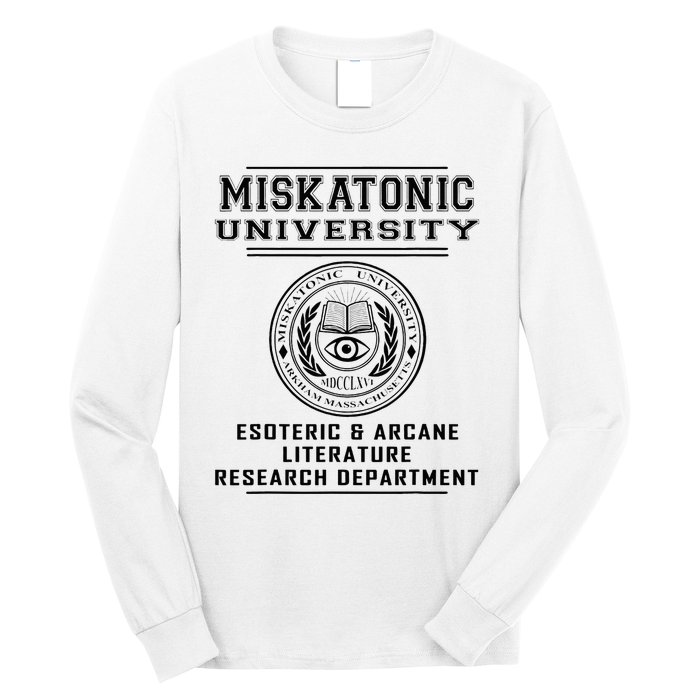 Miskatonic University Esoteric Literature Department Long Sleeve Shirt