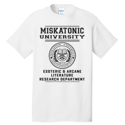 Miskatonic University Esoteric Literature Department Tall T-Shirt