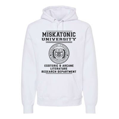 Miskatonic University Esoteric Literature Department Premium Hoodie