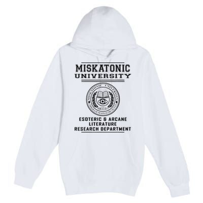 Miskatonic University Esoteric Literature Department Premium Pullover Hoodie