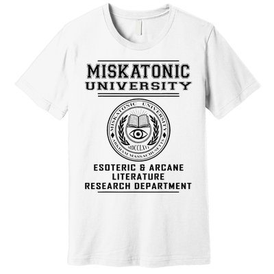 Miskatonic University Esoteric Literature Department Premium T-Shirt