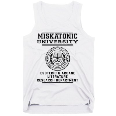 Miskatonic University Esoteric Literature Department Tank Top