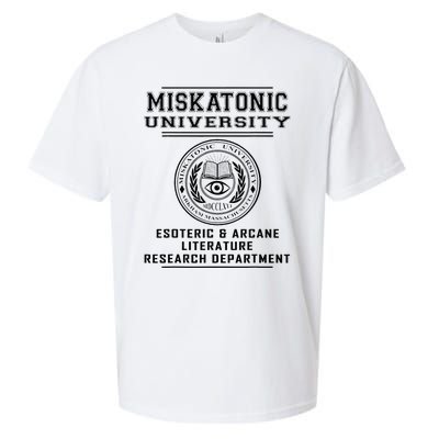 Miskatonic University Esoteric Literature Department Sueded Cloud Jersey T-Shirt