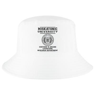 Miskatonic University Esoteric Literature Department Cool Comfort Performance Bucket Hat