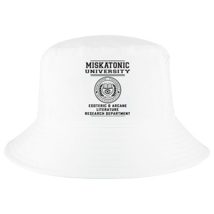 Miskatonic University Esoteric Literature Department Cool Comfort Performance Bucket Hat