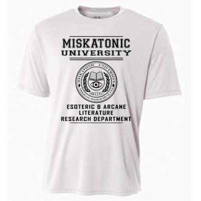 Miskatonic University Esoteric Literature Department Cooling Performance Crew T-Shirt