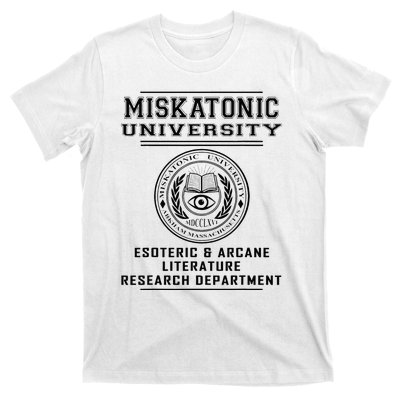 Miskatonic University Esoteric Literature Department T-Shirt